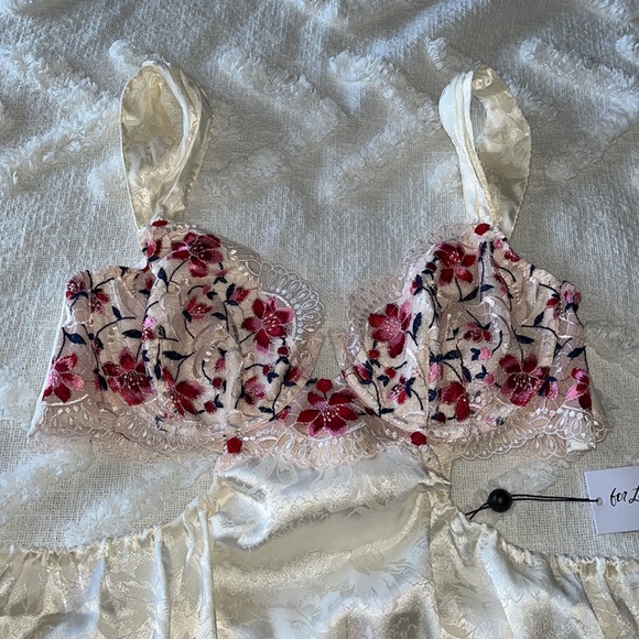 Last 1 !!! For Love & Lemons Festival Rose Slip Dress Size Large - Picture 11 of 14